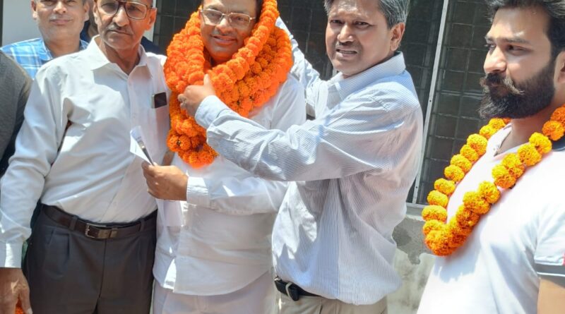 गढ़वाल जल संस्थान को-ऑपरेटिव क्रेडिट वेतन भोगी सोसायटी के सभापति निर्वाचित हुए नंद लाल जोशी