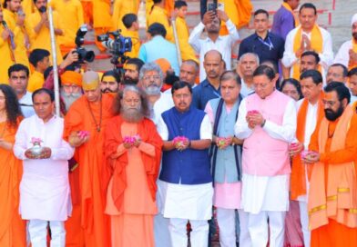 मुख्यमंत्री धामी व भाजपा राष्ट्रीय अध्यक्ष नितिन नबीन ने की भव्य गंगा आरती