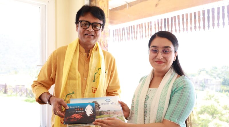 लेखक गांव की भव्यता मेरी कल्पना से परे है: कुलपति प्रो. विजय मोहन तिवारी