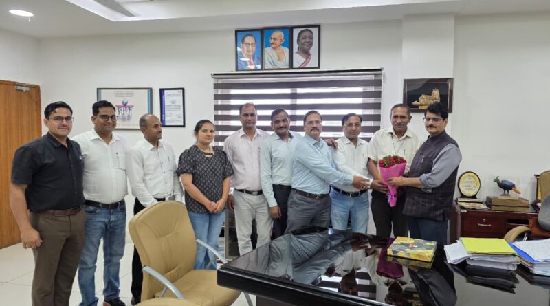 विद्युत डिप्लोमा इंजीनियर्स एसोसिएशन ने UJVNL, MD  अजय कुमार सिंह से मुलाक़ात की