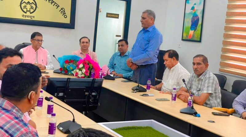 उत्तराखंड विद्युत अधिकारी कर्मचारी संयुक्त संघर्ष मोर्चा ने UPCL, MD पी. सी. ध्यानी से की मुलाकात