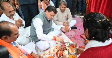 मुख्यमंत्री पुष्कर सिंह धामी ने 29.65 करोड़ रुपये की लागत से निर्मित धनगढ़ी सेतु का किया लोकार्पण
