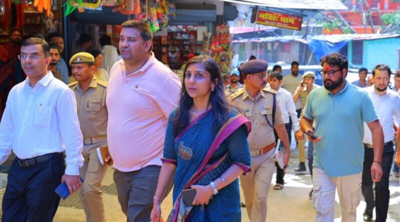 कांवड़ यात्रा से पहले DM ने नीलकंठ क्षेत्र की तैयारियों का लिया जायजा