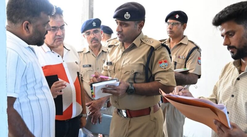 एसएसपी डॉ. मंजूनाथ टी.सी. ने किया नवनिर्मित थाना बनभूलपुरा का निरीक्षण