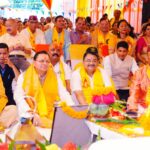 मुख्यमंत्री धामी ने डिफेंस कॉलोनी में आयोजित शिवमहापुराण कथा में किया प्रतिभाग